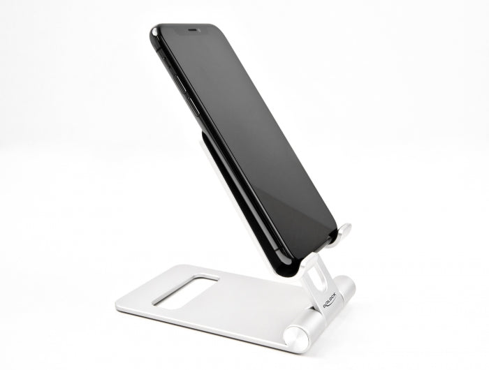 Delock 18413 Smartphone Stand Adjustable Aluminium (152 G)