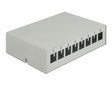 Delock 43412 Keystone Patch Panel 8 Port Grey