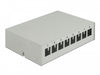 Delock 43412 Keystone Patch Panel 8 Port Grey