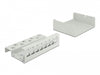 Delock 43412 Keystone Patch Panel 8 Port Grey