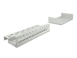 Delock 43414 Keystone Patch Panel 12 Port Grey