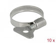 Delock 19579 Butterfly Hose Clamp 25 - 40 Mm 10 Pieces Metal