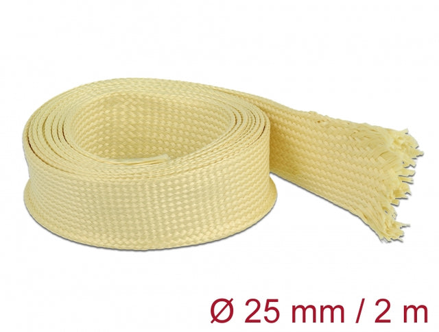 Delock 20801 Braided Sleeve Made Of Aramid Fibers 2 M X 25 Mm