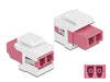 Delock 86818 Keystone Module Lc Duplex Female To Lc Duplex Female