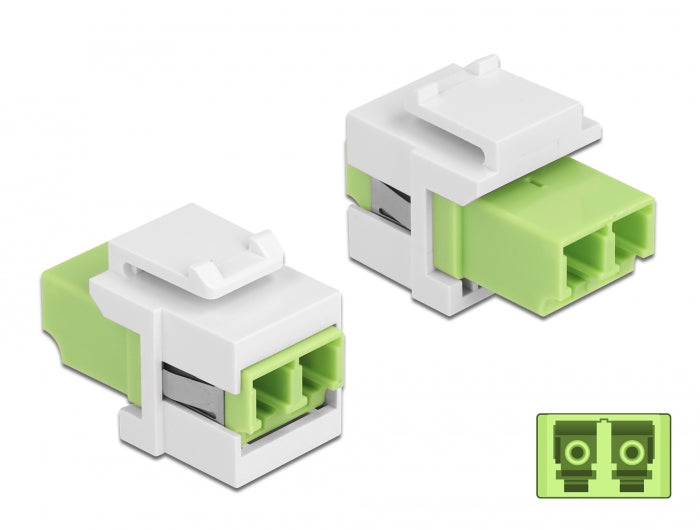 Delock 86816 Keystone Module Lc Duplex Female To Lc Duplex Female