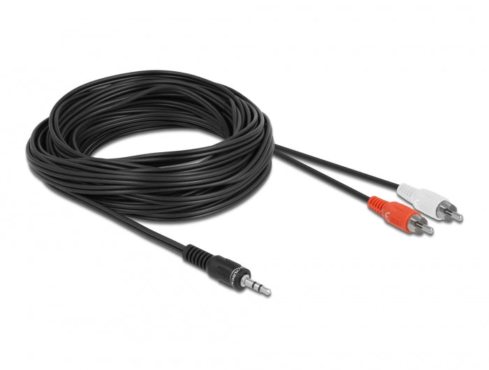 Delock 84277 Cable Audio 3.5 Mm Stereo Jack Male > 2 X Rca Male 10 M