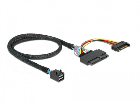 Delock 84819 Cable Sff-8643 Male > U.2 Sff-8639 Female + Sata Power Connector