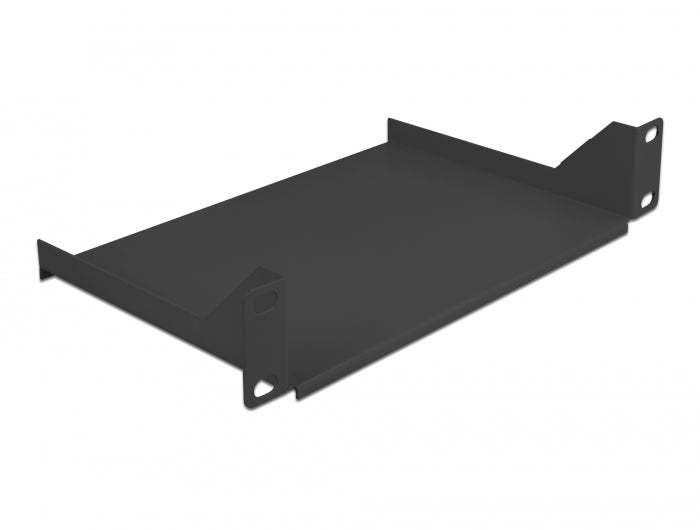 Delock 66853 10″ Shelf For Network Cabinet 1U Black