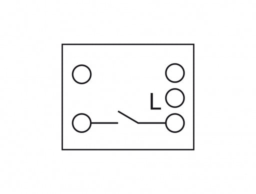 Delock 81359 Easy 45 1-Gang Switch 1-Pole 1-Way 45 X 45 Mm, White