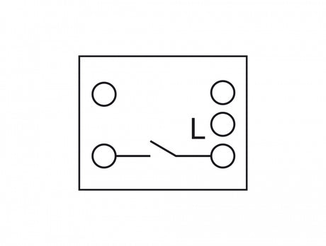 Delock 81359 Easy 45 1-Gang Switch 1-Pole 1-Way 45 X 45 Mm, White