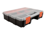 Delock 18416 Sorting Box With 21 Compartments 290 X 220 X 60 Mm Orange / Black