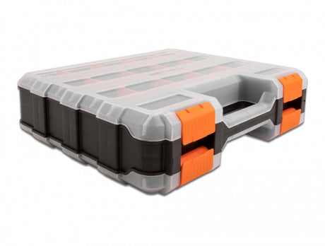 Delock 18417 Sorting Box With 34 Compartments 320 X 270 X 80 Mm Orange / Black