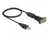 Delock 61506 Adapter Usb 2.0 Type-A To 1 X Serial Rs-232 D-Sub 9 Pin Male