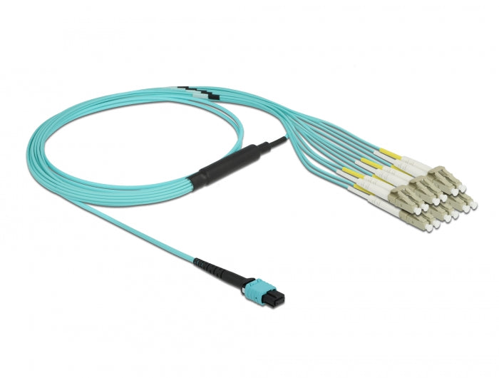 Delock 84872 Optical Fiber Cable Mpo Female To 12 X Lc Duplex Male