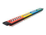 Delock 66880 19″ Patch Panel 24 Port Cat.5E 1U Coloured