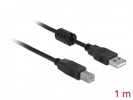 Delock 83566 Cable Usb 2.0 Type A Male > Usb 2.0 Type B Male 1 M Black