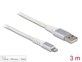 Delock 83003 Usb Data And Power Cable For Iphone™, Ipad™, Ipod™ Dupont™ Kevlar