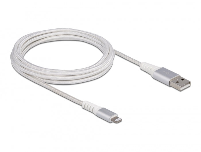 Delock 83003 Usb Data And Power Cable For Iphone™, Ipad™, Ipod™ Dupont™ Kevlar