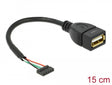 Delock 84831 Cable Usb 2.0 Pin Header Female 2.00 Mm 5 Pin