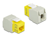 Delock 86345 Keystone Module Rj45 Jack > Lsa Cat.6 Utp Yellow