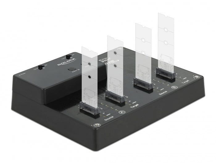 Delock 64124 M.2 Docking Station For 4 X M.2 Nvme Pcie Ssd With Clone Function