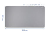 Delock 12043 Mouse Pad 900 X 500 X 2 Mm Grey