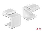 Delock 86314 Keystone Cover White 4 Pieces