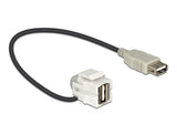 Delock 86327 Keystone Module Usb 2.0 A Female 110° > Usb 2.0 A Female