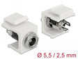 Delock 86373 Keystone Module Dc 5.5 X 2.5 Mm Female White