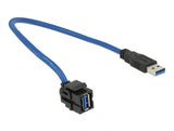 Delock 86375 Keystone Module Usb 5 Gbps Type-A Female 250° To Type-A Male