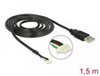 Delock 95987 Usb 2.0 Connection Cable For 5 Pin Camera Modules V5 V51 1.5 M