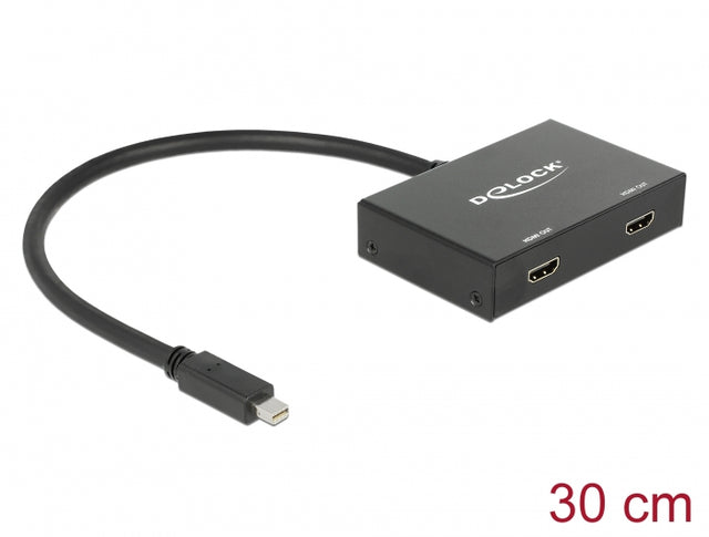 Delock 87696 Mini Displayport 1.2 Splitter 1 X Mini Displayport In