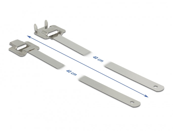 Delock 18764 Cable Tie With Folding Clasp L 400 X W 10 Mm 10 Pieces