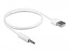 Delock 83182 Cable Usb-A Male > Stereo Jack 3.5 Mm Male 4 Pin Ipod Shuffle 1 M