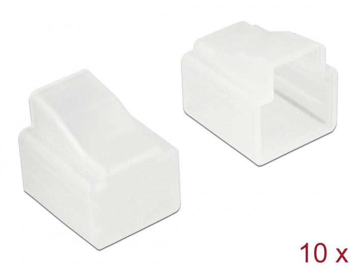 Delock 64017 Dust Cover For Rj11 Plug 10 Pieces Transparent