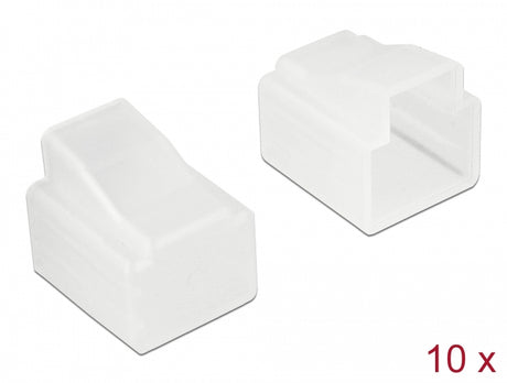 Delock 64017 Dust Cover For Rj11 Plug 10 Pieces Transparent