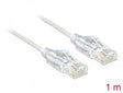 Delock 83781 Cable Rj45 Cat.6 Utp Slim 1 M