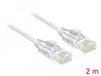 Delock 83782 Cable Rj45 Cat.6 Utp Slim 2 M