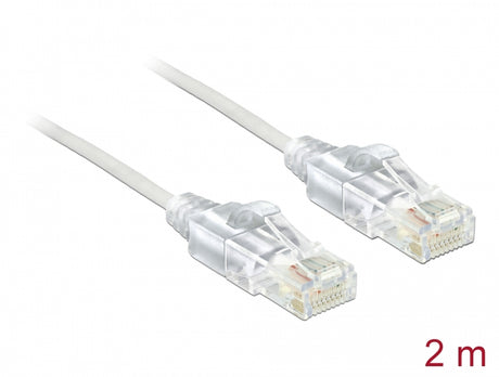 Delock 83782 Cable Rj45 Cat.6 Utp Slim 2 M