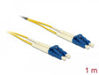 Delock 84599 Cable Optical Fibre Lc > Lc Singlemode Os2 1 M