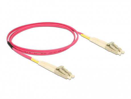 Delock 84640 Cable Optical Fibre Lc > Lc Multi-Mode Om4 1 M