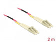 Delock 84641 Cable Optical Fibre Lc > Lc Multi-Mode Om4 2 M