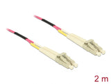 Delock 84641 Cable Optical Fibre Lc > Lc Multi-Mode Om4 2 M