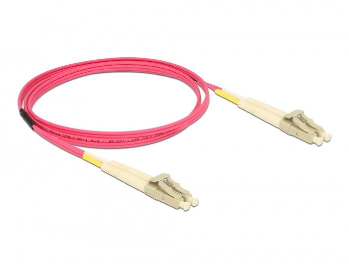 Delock 84641 Cable Optical Fibre Lc > Lc Multi-Mode Om4 2 M