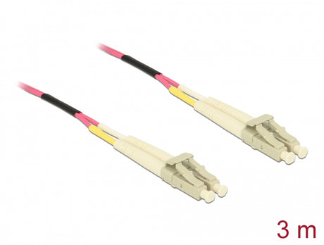 Delock 84642 Cable Optical Fibre Lc > Lc Multi-Mode Om4 3 M