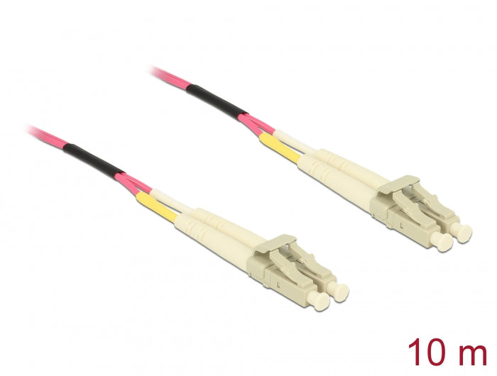 Delock 84644 Cable Optical Fibre Lc > Lc Multi-Mode Om4 10 M