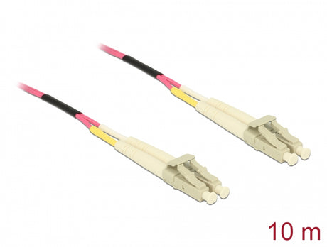 Delock 84644 Cable Optical Fibre Lc > Lc Multi-Mode Om4 10 M