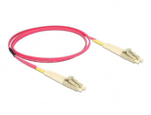 Delock 86544 Cable Optical Fibre Lc To Lc Multi-Mode Om4 0,5 M