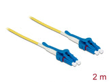 Delock 85084 Cable Optical Fibre Lc > Lc Singlemode Os2 Uniboot 2 M