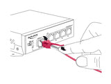 Delock 85132 Cable Optical Fibre Lc > Lc Multimode Om4 Uniboot 1 M